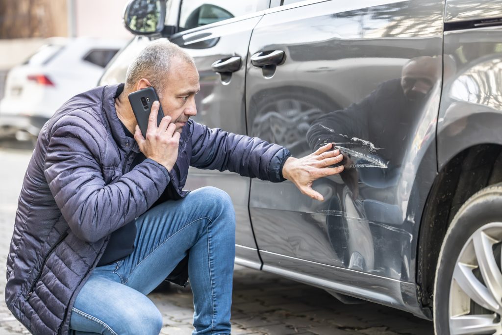 Driving car after los angeles car accident 